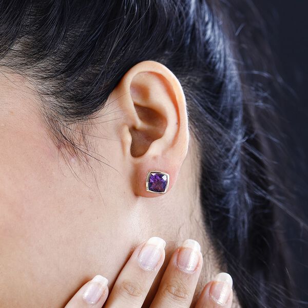 AA Rose De France Amethyst Ohrringe - 4,04 ct. image number 3