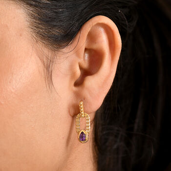 EverTrue bolivianische Amethyst Ohrringe - 0,78 ct.