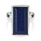 AAA Lapislazuli Ring, Edelstahl (Größe 16.00) ca. 3.79 ct