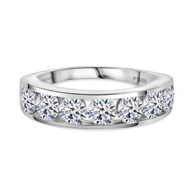 LUXURIANT DIAMOND- SGL zertifizierter VS-EF Labor Diamant Ring in 950 Platin - 2 ct.