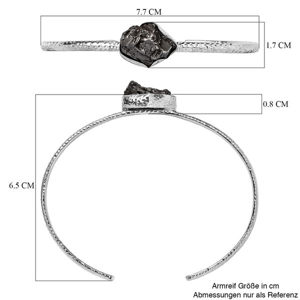 EVER TRUE Meteorit Armreif ca. 19 cm Nickelfreies Messing ca. 27,34 ct. image number 5