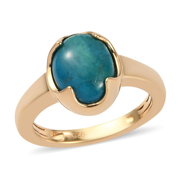 Opalina Solit&auml;r-Ring, 925 Silber vergoldet  ca. 2,11 ct image number 4