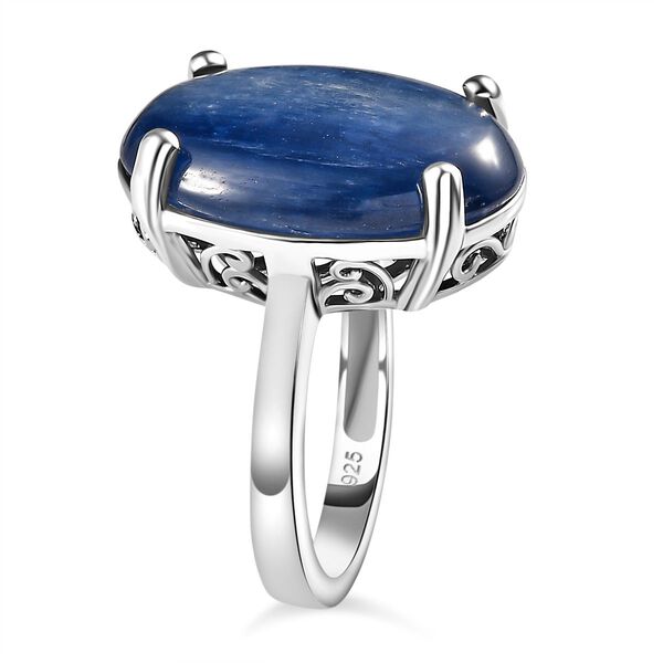 Kyanit Ring, 925 Silber platiniert, (Gr&ouml;&szlig;e 18.00) ca. 16.78 ct image number 5