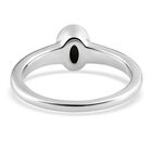 Ammolit Solitär Ring 925 Silber platiniert (Größe 20.00) ca. 0,53 ct image number 5