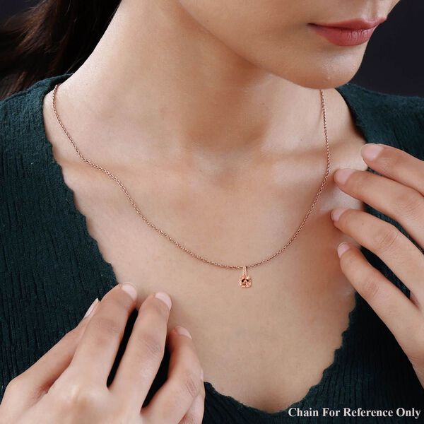 LUXORO zertifiziert und geprüft AAA Morganit und Diamant Anhänger in 585 Roségold - 3,75 ct. image number 2