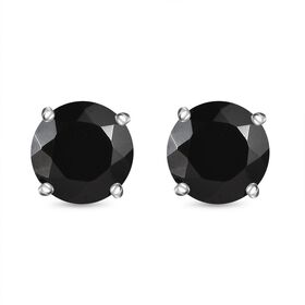 Schwarze Spinell-Ohrringe - 4,60 ct.