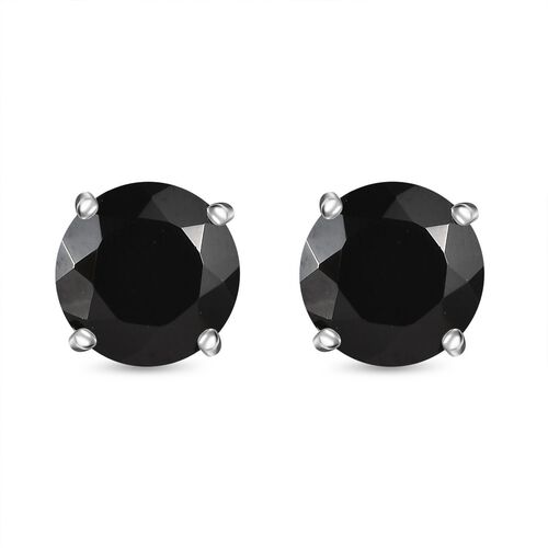 Schwarze Spinell-Ohrringe - 4,60 ct. image number 0