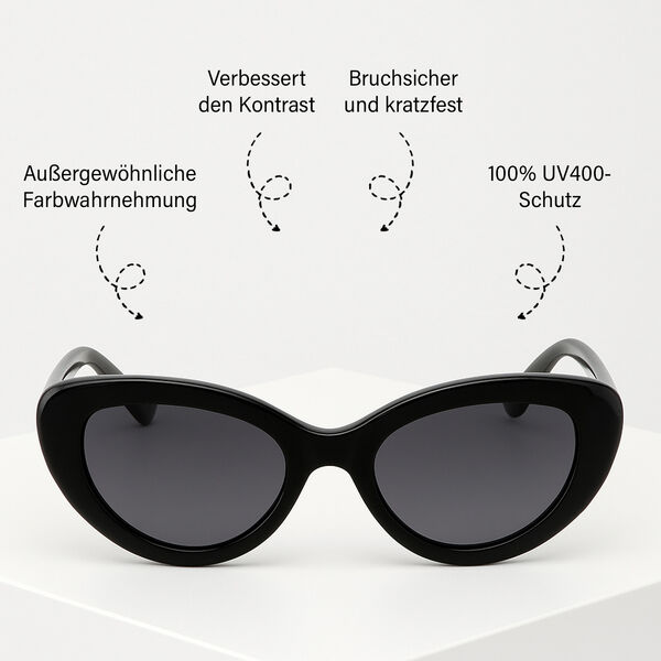 Sole und Luce - Swiss Eyewear - G. Kelly Ultra-polarisierte Sonnenbrille UV400, Schwarz image number 2