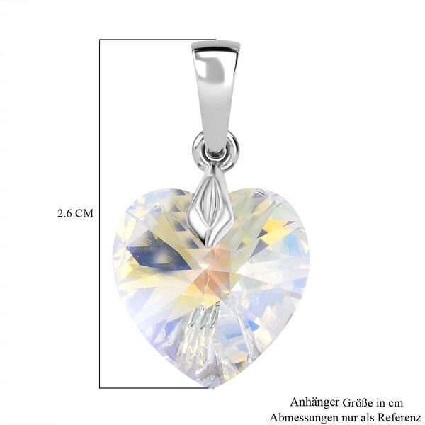 J Francis gefertigt mit SWAROVSKI- AB Swarovski Kristall Herz Anhänger image number 6
