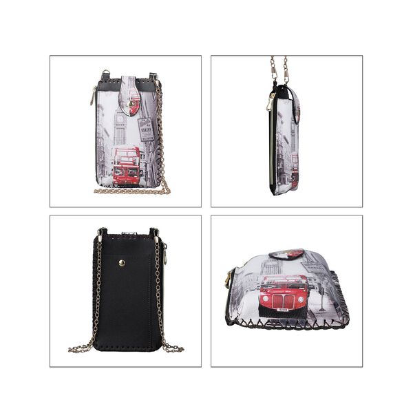 Handy Crossbody Tasche aus Kunstleder, Big Ben image number 4