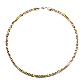 Halskette ca. 60 cm Edelstahl vergoldet