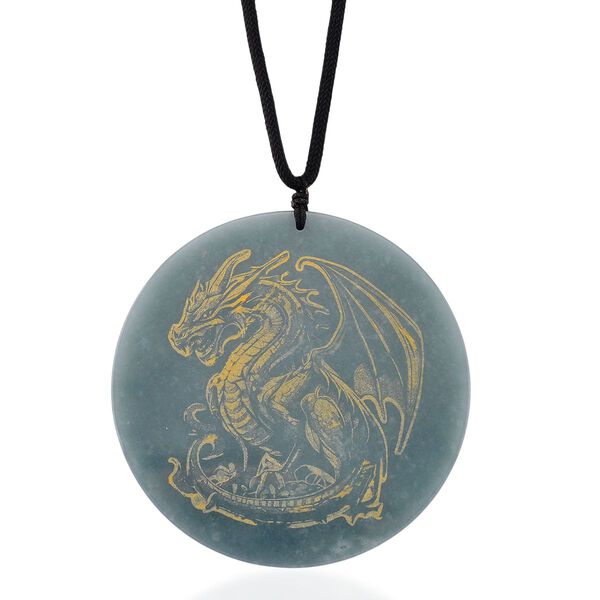 EXTREM SELTEN - Nat&uuml;rlicher Olmek Jadeit Kette, flexibel, ca. 180.00 ct image number 0