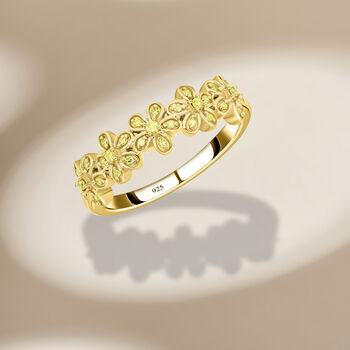 Nat&uuml;rlicher, gelber Diamant-Ring - 0,15 ct.