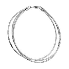 925 Silber rhodiniert Armband ca. 19 cm ca. 5,41g
