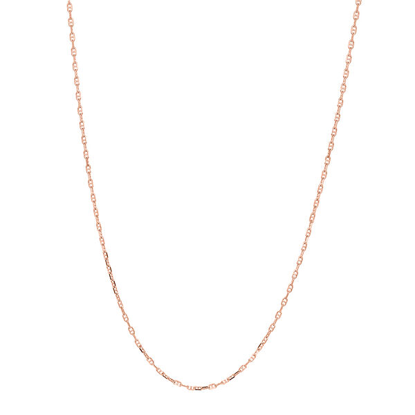 Marinerkette, ca. 60 cm, 925 Silber ros&eacute;vergoldet image number 0