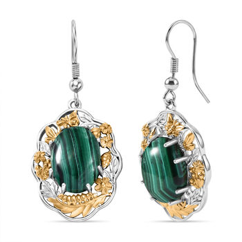 EVER TRUE AA Malachit Ohrringe Nickelfreies Messing ca. 14.50 ct