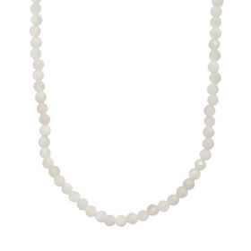 D'Joy weiße Mondstein 45+5cm Halskette - 30 ct.