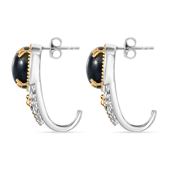 EVER TRUE AAA Labradorit Ohrringe Nickelfreies Messing ca. 10.11 ct image number 4