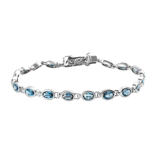 London Blau Topas-Armband in Silber image number 0