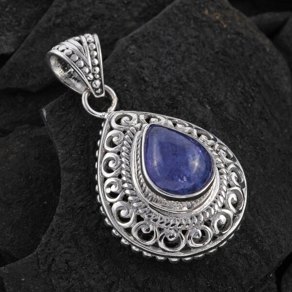 Royal Bali Kollektion - Tansanit Anh&auml;nger 925 Silber ca. 4,10 ct image number 2