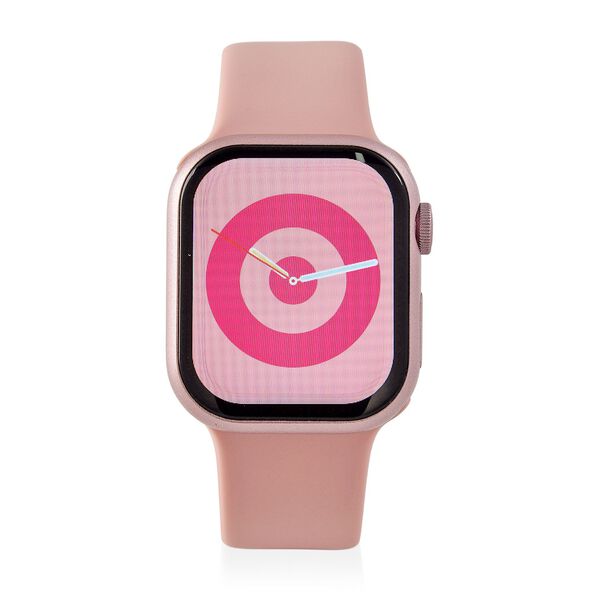 Smartwatch HW mini 2 1,75 Zoll Rosé, Set mit 7 Wechselarmbändern inklusive kristallbesetztem Armband, IP67, Bluetooth 5.2, kabelloses Laden

, Rosa image number 3