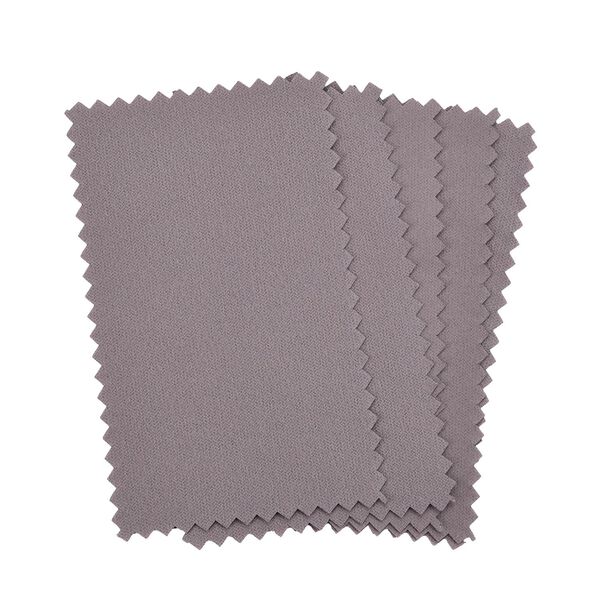 4-lagige Schmuckbox aus Samt mit 10 Silberputztüchern, 23,8×17×14,2 cm, Schwarz image number 8