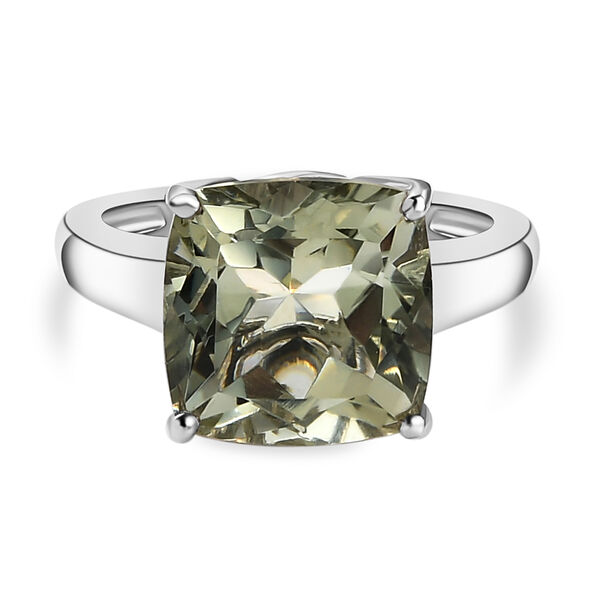 Prasiolith-Ring - 5,17 ct.