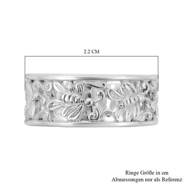 Royal Bali Kollektion - Schlichte Ring 925 Silber image number 6