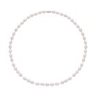 Weiße Süßwasser Perlen Halskette, 45 cm - 125 ct. image number 0