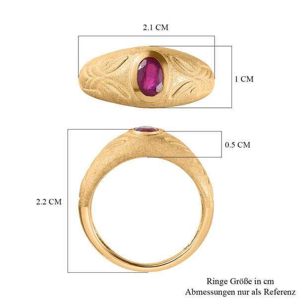 Afrikanischer Rubin-Ring- 0,66 ct. image number 7