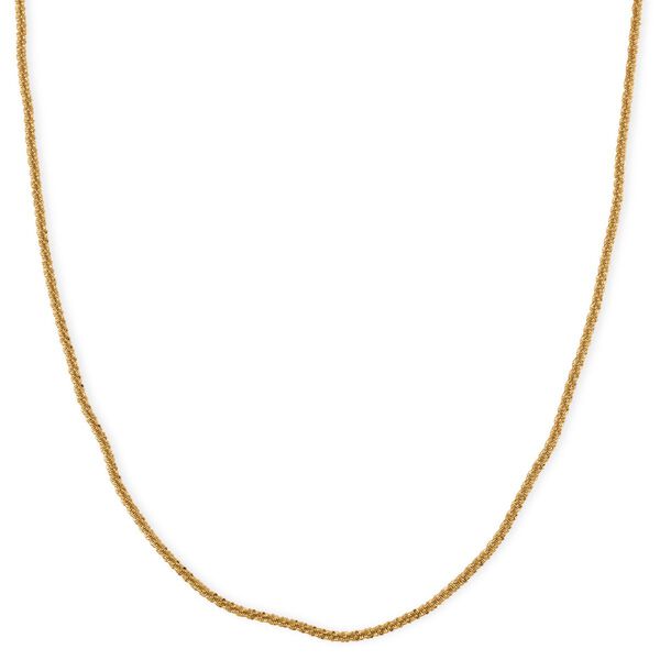 Funkel Halskette, Messing  Goldfarben ca. 50 cm