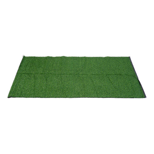 Kunstgras, Größe 200x100x2 cm, Gras Höhe 2cm, Grün image number 0