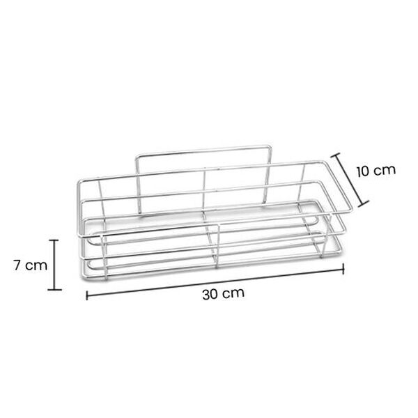 Wasserdichtes Badezimmer-Duschregal aus Edelstahl image number 4