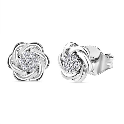 Weiße Diamant-Ohrstecker - 0,10 ct. image number 0
