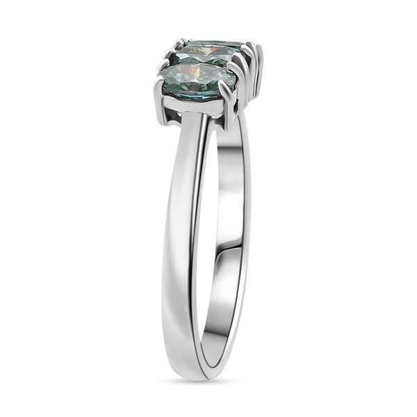 Paraiba Moissanit Ring - 0,65 ct. image number 4
