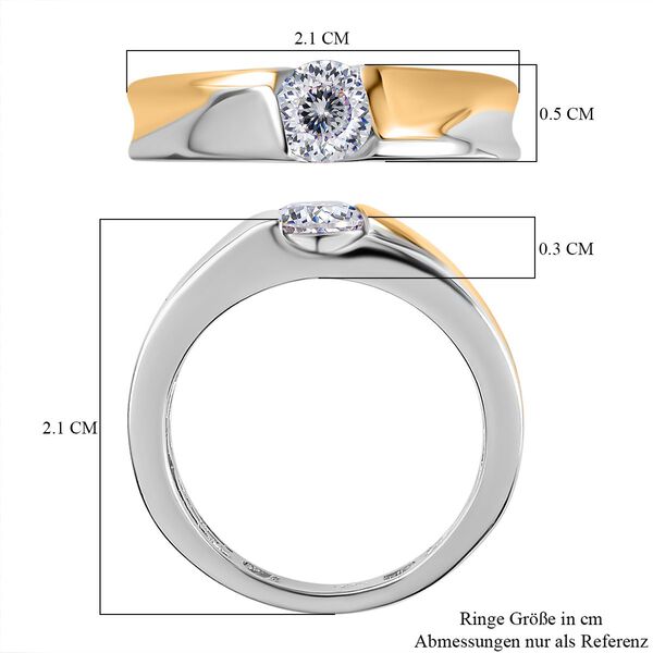 Moissanit Ring  - 0,48 ct. image number 5