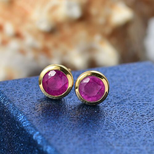 AAA Ilakaka Rosa Saphir Ohrringe - 2,45 ct. image number 1