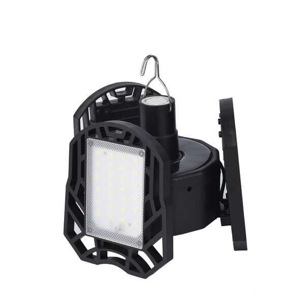 Wasserdichte, einstellbare 3 Blatt Solarleuchte, Gr&ouml;&szlig;e 13 x13x12 cm, Schwarz image number 2