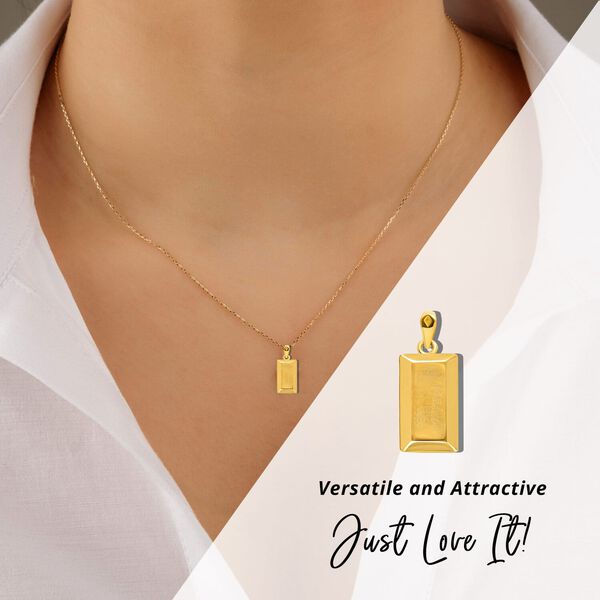 Barren-Anh&auml;nger mit Drachenmotiv in 750 Gold image number 4