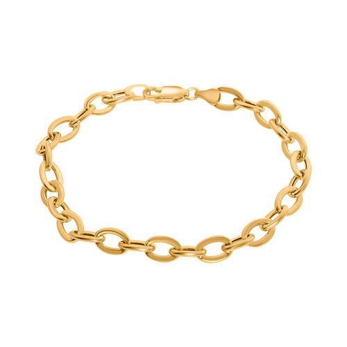 Kabelkette-Armband in 585 Gold, 19 cm image number 0