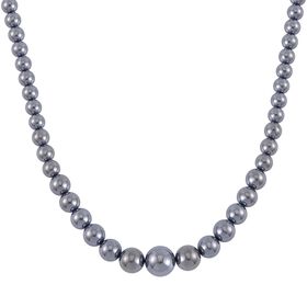 Terahertz Halskette ca. 50 cm 925 Silber rhodiniert ca. 182.50 ct
