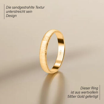 Bandring in 585 Gelbgold