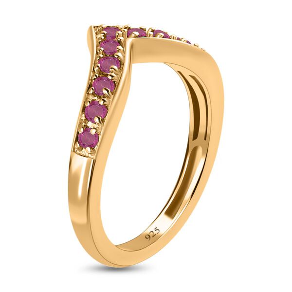 AA Afrikanischer Rubin (Fissure gef&uuml;llt) Ring - 0,66 ct. image number 5