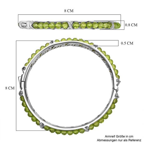 Peridot Armreif, 19 cm - 19,37 ct. image number 6