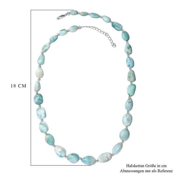 AA Larimar Halskette, 45 cm - 200 ct. image number 6