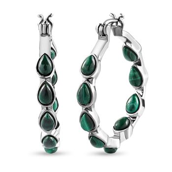 Malachit Ohrringe  ca. 14,13 ct