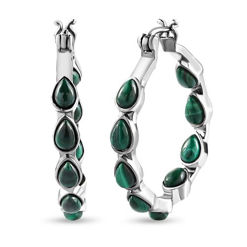 Malachit Ohrringe  ca. 14,13 ct image number 0