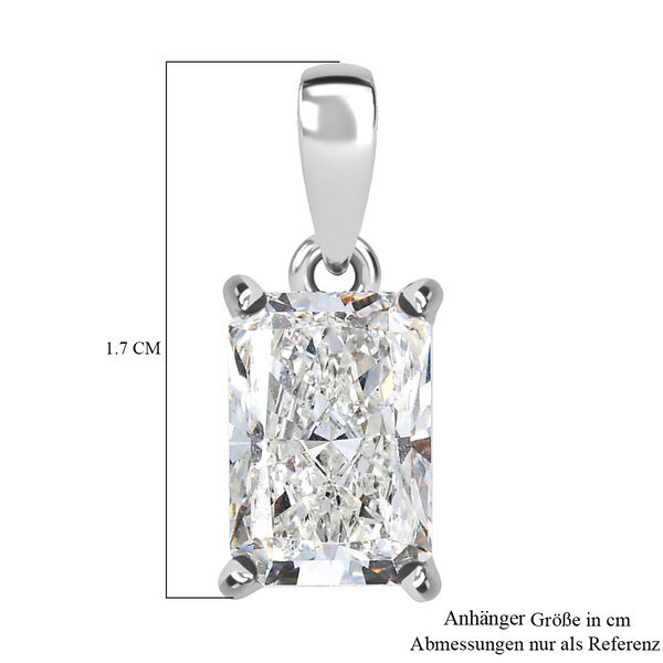 LUXURIANT IGI zertifizierter VS2-F Labor Diamant Anh&auml;nger in 950 Platin - 2 ct. image number 6