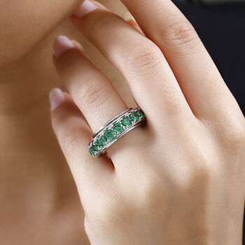 Gr&uuml;ner Zirkonia Spinning-Ring - 7,67 ct.