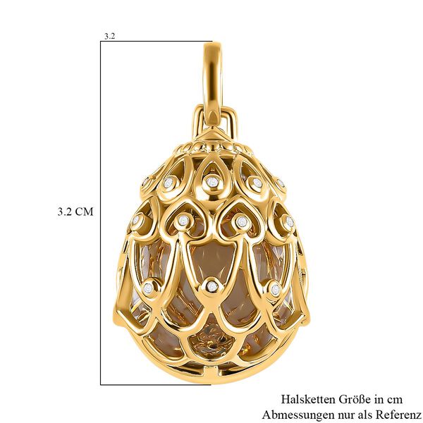 GP Special Kollektion - Prasiolith, Zirkon und kanchanaburi blauer Saphir-Anh&auml;nger - 15,27 ct. image number 6